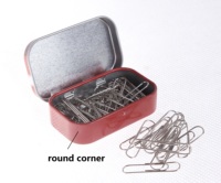 Mini boîte de conserve en métal de qualité alimentaire avec couvercle à charnière Logo personnalisé Promotion cadeaux conteneur recyclable 100% usine directe