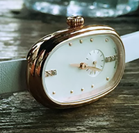 Montres en acier de conception et fabrication usine, avec mouvement japonais à petite seconde similaire à un diamant, pour marque privée