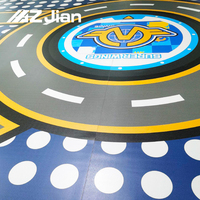 Revêtement de sol en vinyle PVC imprimé sur mesure de haute qualité, antidérapant, imperméable, sol en plastique numérique 3D pour maternelle et salle de sport