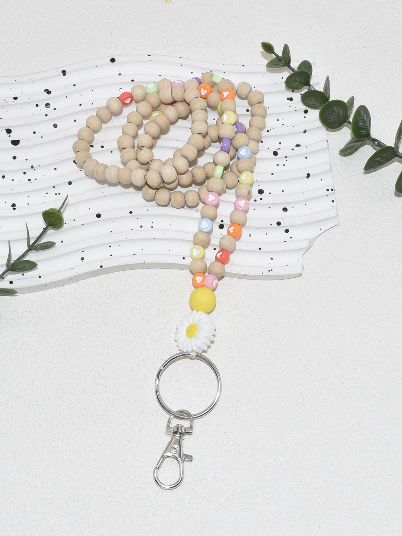 Custom Beaded Teacher Lanyard ID Holder Nurse Lanyard Custom Name Grade Title Custom Lanyard Best Gift for Teachers Image 5