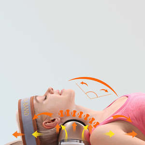 Cervi cal Posture Pump Luft Hals Traktion unterstützung gerät Neues Design Atmungsaktives haut freundliches elektrisches Wärmetherapie-Nacken massage gerät - Product Image 4