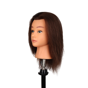 <strong>Hairdresser</strong> Human Hair Manikin Mannequin <strong>Training</strong> <strong>Head</strong> - Product Image 1