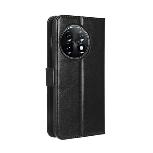 Crazy Horse Carteira de couro PU Flip estojo para celular OnePlus Ace <span class=keywords><strong>3</strong></span> Pro 12R 11 5G 9RT 8T Nord CE <span class=keywords><strong>3</strong></span> Lite - Product Image 5