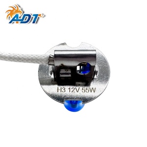 หลอดไฟฮาโลเจน ADT H3 ดีไซน์ OEM 5800K 12v 55w 100W สีขาว H1 H3 H8 H9 H10 H11 หลอดไฟฮาโลเจนสว่างพิเศษสำหรับไฟหน้ารถยนต์ - Product Image 3