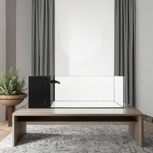 Aquarium en verre avec filtre latéral, aquarium de luxe pour salon/bureau, cloison - Product Image 4