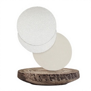 Couvre-bocaux jetables en aluminium antidérapants et anti-débordement, blancs et ronds, pour bouteilles et bocaux en verre, boissons gazeuses et aliments - Product Image 1