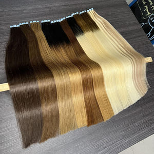 <span class=keywords><strong>ผม</strong></span>แท้พรีเมียมแบบเวอร์จิ้น ดับเบิ้ลดรอว์น 100% ดอนเนท ยุโรป แบบเทปไร้รอยต่อ สำหรับต่อผม จากผู้จำหน่าย - Product Image 2