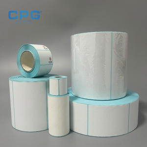 Custom Wholesale BPA Free Top Coated 4"x6" Thermal Shipping Label Thermal Label <b>Paper</b> Roll for E-commerce and Courier Use - Product Image 1