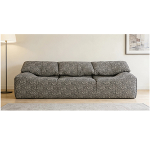 Modern Three-Seater Compact sofa Chenille/Corduroy Cover Pillow Back <strong>Padded</strong> Arms Comfortable Relaxing Living <strong>Room</strong> Sofa - Product Image 4