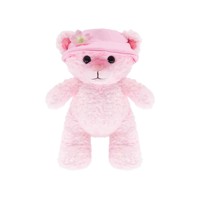 Ourson en peluche créatif à bas prix, motif fleur de cerisier, idéal pour les amis, les dortoirs, sûr pour les enfants, ours en peluche rose souple