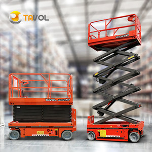 <span class=keywords><strong>Platform</strong></span> Kerja Udara Listrik SJYZ-12 Terlaris 12m 320kg Tersedia, Lift Gunting Hidrolik Self Propelled untuk Konstruksi - Product Image 4