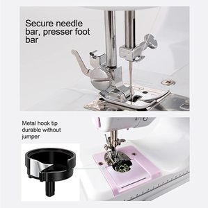 Máquina de Coser Portátil de 12 Puntadas, Pequeña, de Doble Hilo, Multifuncional, Mini Máquina de Coser para Ropa, para Principiantes - Product Image 5