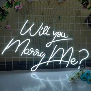 Ustom-letrero decorativo de acrílico para boda, <span class=keywords><strong>letras</strong></span> Led flexibles, luz neón - Product Image 1