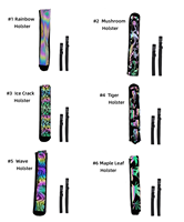 Support de ventilateur personnalisé de 33 cm, accessoires de rave Pride, étui de ventilateur réfléchissant pour fête