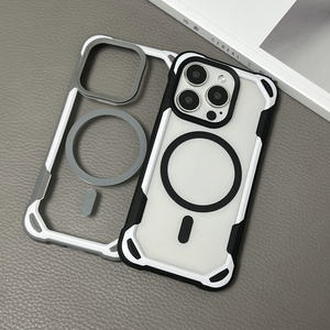 Funda de teléfono magnética transparente delgada de protección de grado <span class=keywords><strong>militar</strong></span> para iPhone 17 16 15 14 13 12 <span class=keywords><strong>11</strong></span>, accesorios de teléfono al por mayor - Product Image 4