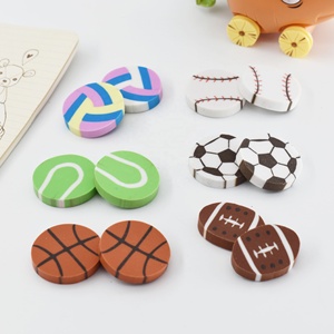 Borradores con Diseño de Balones Deportivos de 3 cm, Surtido de Borradores de Lápiz Novedosos al por Mayor para Premios, Regalos y Recompensas - Product Image 5