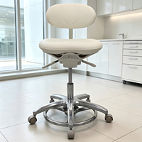 Chaise d'opérateur dentaire résistante à l'hydrolyse, siège résistant à l'usure, hauteur réglable, pour hôpital, clinique vétérinaire, siège ergonomique
