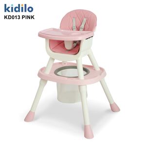 Silla Alta de Plástico 7 en 1 con Mesa de Lectura, Soporte para Teléfono, Plegable y Ecológica para Alimentación de Bebés, Estudio Infantil, Comedor y Sala de Estar - Product Image 3