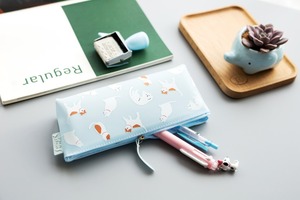 Trousse à crayons en silicone 3D motif chat mignon, organiseur de papeterie simple pour étudiants, porte-crayons créatif et adorable - Product Image 2