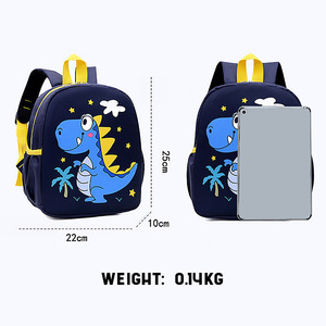 <span class=keywords><strong>Zaino</strong></span> carino in Nylon per la scuola materna dei cartoni animati dinosauro a prova di acqua borsa da scuola per bambini e ragazzi scuola primaria - Product Image 6