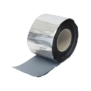 Roofing Repair Sealant Tape Aluminum Foil Butyl Sealing Tape Alubutyl Waterproof Seal 5m Aluminum Roll Butyl Rubber Tape