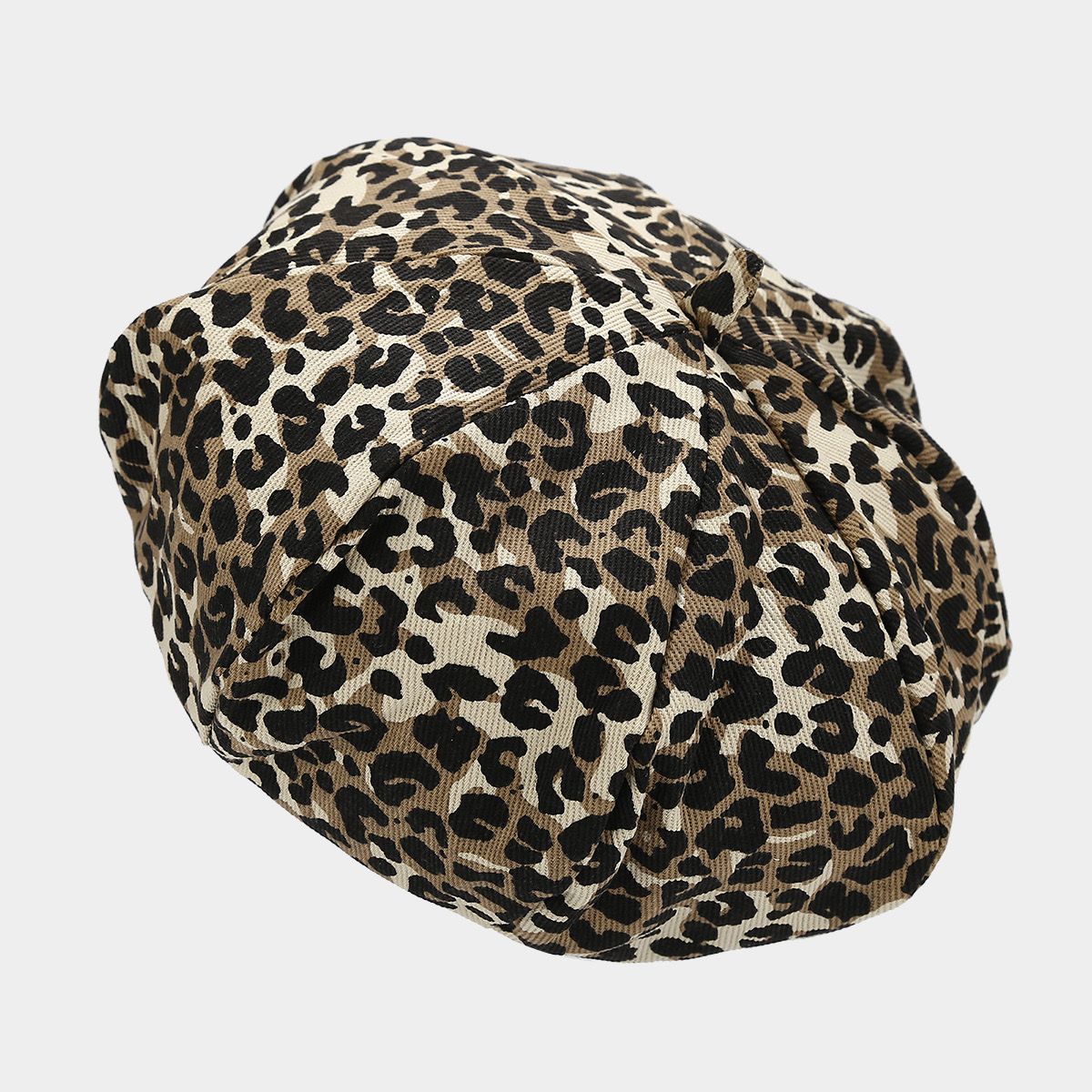 Autumn Classic Leopard Print Retro Trend Beret Women's Fashion