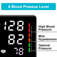 OEM Digital Blood Pressure Monitor Tensiometer Electric BP Monitor Portable Smart Sphygmomanometer Arm Blood Pressure Machine