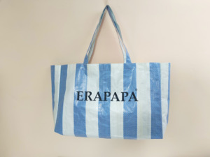 Sacca intrecciata in polipropilene (PP) con motivo leopardo personalizzato EcoBag personalizzato con borsa a tracolla con Logo fabbrica Calico - Product Image 3