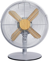 Ventilateur de table électrique en métal à oscillation numérique à 3 vitesses et inclinaison réglable avec télécommande pour usage domestique et extérieur