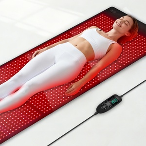 Couverture de luminothérapie LED rouge pour usage domestique, corps entier, 660 nm 850 nm, tapis de lumière rouge infrarouge pour le soin de la peau et des muscles - Product Image 3