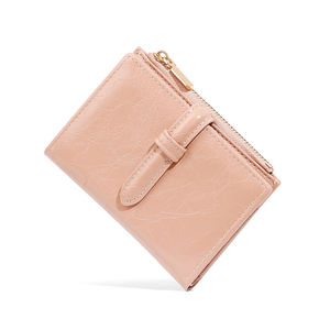 <span class=keywords><strong>Portefeuille</strong></span> pour femme TAOMICMIC, commerce extérieur, niche rétro, court, pliable, en PU, multifonction, à deux volets, avec porte-cartes - Product Image 2