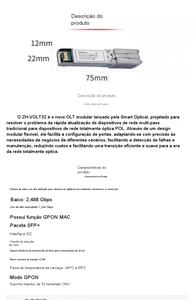 Mini GPON OLT Volt mô-đun SFP + 1.25G/2.5g OLT quang moduleplug-và-play một mô-đun OLT SFP mô-đun quang học supports16/32onus - Product Image 3