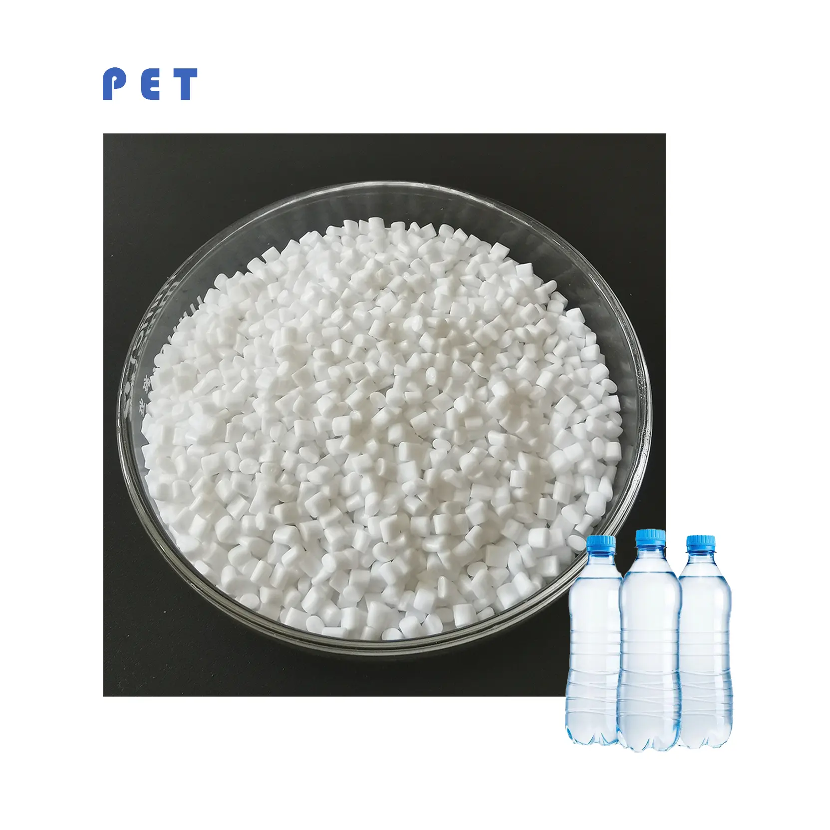 Preços de resina para animais de estimação virgem material de grânulos de pellets de tereftalato de polietileno
