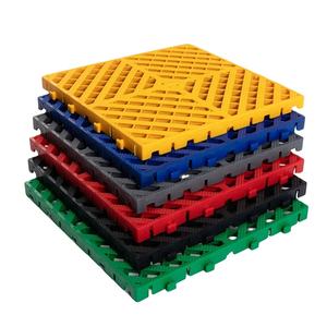 Grille anti-dérapante de drain de tapis de sol de pp de carrelages de garage en plastique portatif pour le magasin de lavage de voiture - Product Image 2