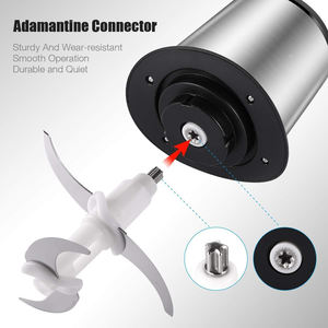 Picadora de Carne Eléctrica de Acero Inoxidable, 2L, Pequeña, Económica, para Cocina, Precio de Fábrica al por Mayor - Product Image 6