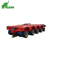 Remorque modulaire hydraulique multi-essieux de 300 à 500 tonnes avec suspension col de cygne SPMT pour transport de transformateurs et de charges lourdes sur camion plateau