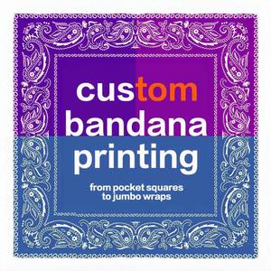 Écharpe bandana de marque avec impression personnalisée pour les événements, les promotions, les lignes de mode et les solutions de merchandising d'entreprise - Product Image 1