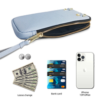 Sac de téléphone en cuir de grande capacité pour pochette iphone étui de téléphone