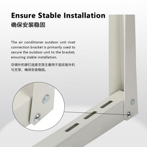 ขายึดผนังเหล็กชุบสังกะสีคุณภาพสูงแบบแยกส่วนสำหรับเครื่องปรับอากาศภายนอกบ้าน ยี่ห้อ Boruida - Product Image 3