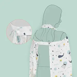 Housse d'allaitement en coton Anti-exposition, tabliers d'allaitement, couverture blanche pour mère et bébé