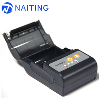 Printer Portabel Bluetooth Mini Naiting Shanghai untuk Taksi/Mobil dengan Adaptor 12V Ke 9V