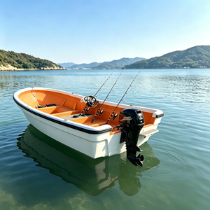 Barca <span class=keywords><strong>da</strong></span> Pesca <span class=keywords><strong>da</strong></span> 380cm, Imbarcazione di Salvataggio, Barca a Remi per 5-6 Persone, Navigabile in Lago, Fiume e <span class=keywords><strong>Mare</strong></span> Aperto - Product Image 4