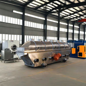 Secador de lecho fluido vibratorio de sal SUS316 de acero inoxidable con gran descuento para cloruro de calcio e hidruro de amonio - Product Image 1