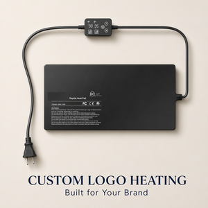 Nuevo Terrario para Reptiles, Alfombrilla Térmica para Reptiles, Controlador de Termostato, 100-240V, 6x8 Pulgadas, Ecológico - Product Image 1
