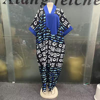 Nouvelle Collection Été – Robe Boubou Africaine Ample et Élégante, Style Ethnique, Imprimée, Grande Taille, pour Femme, Idéale Quotidien et Vacances