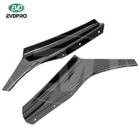 Pour BMW Série 3 E36 M3 1991-1998, canards de pare-chocs avant en fibre de carbone de style JDM (4 pièces)
