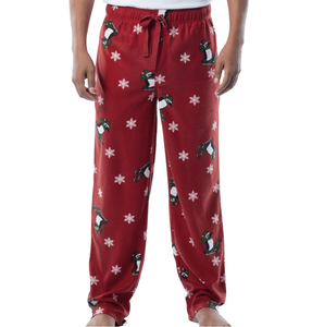 Pantalones de pijama para hombre, pantalones de algodón para dormir, ropa de dormir navideña, pantalones largos de modal suave para hombre - Product Image 1