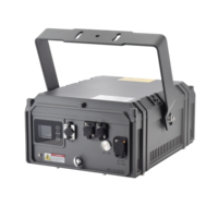 Luz Láser RGB de 20W para Exteriores, con Animación, para Espectáculos, IP65 Impermeable, Control ILDA DMX512, Aleación de Aluminio, para Bares, Parques y Espectáculos