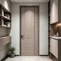 Portes intérieures modernes en bois massif composite MDF mélaminé polymère, isolation phonique, construction durable, garantie 1 an, pour appartement et salle à manger