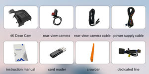 Dual Len Car Driving Recorder Dashcam <span class=keywords><strong>Sony</strong></span> Sensor Wifi App Control Dashcam Night Vision 4K Avant et Arrière pour Chery Tiggo <span class=keywords><strong>8</strong></span> PRO - Product Image 4